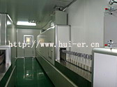 化妝品蓋塑膠無(wú)塵噴涂流水線